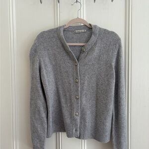 American Eagle Outfitters Light Gray Women's Cardigan